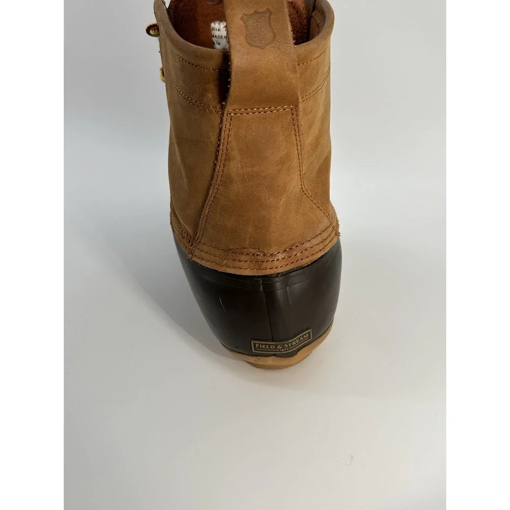 Field & Stream Men's Leather Upper Waterproof Duck Boots Size 12